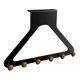 thumbnail image 3 of Organizador de ganchos para puerta, práctico soporte triangular multifunción, perchero para colgar accesorios, ropa, bolsos y dormitorio., 3 of 8