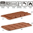 thumbnail image 2 of Silicone Break Apart Chocolate Molds - Candy Protein and Engery Bar Silicone Mold, 2 of 8