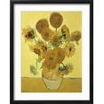 thumbnail image 2 of Art.com Vase of Fifteen Sunflowers, c.1888 Giclee Print by Vincent van Gogh, Black Frame Wall Art, 17" x 21", 2 of 5