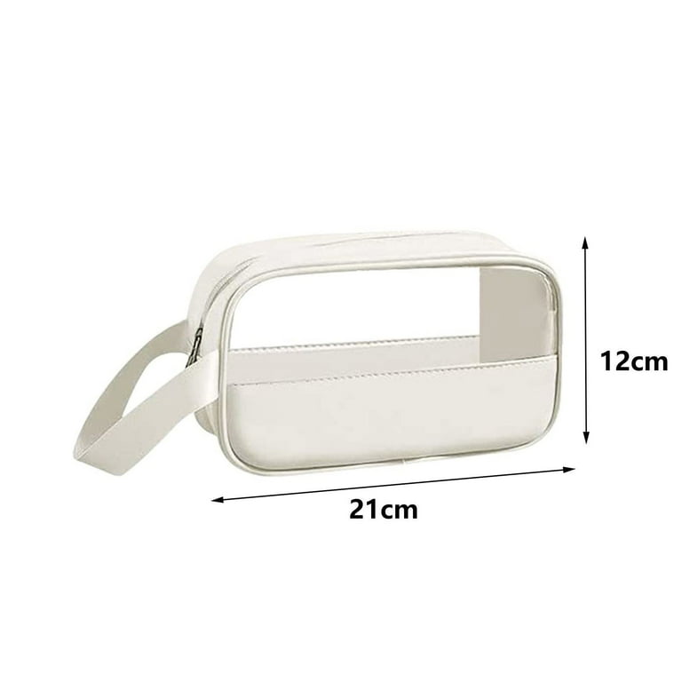 White Pack Travel Wash Bags For Women Girls Small Cosmetic Bags