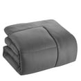 thumbnail image 4 of 8 Piece Embossed Checkered Bed in a Bag Bedding Set, Queen - Grey, 4 of 5