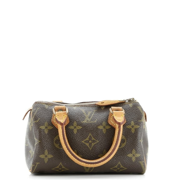 Pre-Owned Speedy Mini HL Handbag Monogram Canvas By Rebag