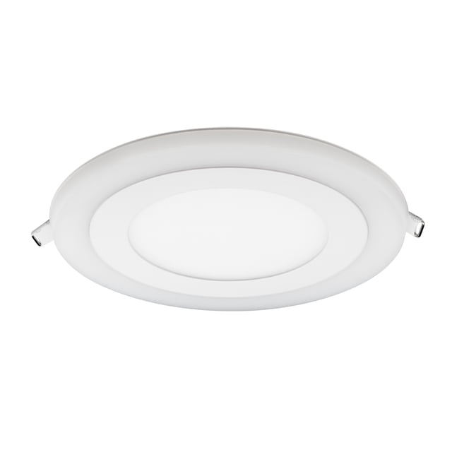 Estevez Luminaria LED para Empotrar FLAT HALO 5” 6W+3W 4000K Blanco – Triple Función de Encendido