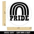 thumbnail image 2 of Pride Fun Rainbow LGBTQ Self-Inking Rubber Stamp Ink Stamper - Dry Pad (No Ink) - Mini 1/2 Inch, 2 of 7