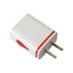 thumbnail image 1 of Cargador USB de doble puerto Adaptador de cargador de CA de viaje para el hogar montado en la pared Enchufe de EE. UU., 1 of 1