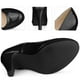 thumbnail image 3 of Zapatos de tacón de aguja con plataforma y punta redonda para mujer negro, EE. UU. 6, 3 of 5