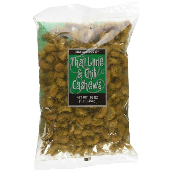 Trader Joe`S Thai Lime And Chili Cashew Packaging May Vary
