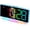 Blue+dynamic, variant on WYSHOP Modern Curved Cute Digital Alarm Clock,Colorful Led Display,Adjustable Volume,Weekday/Weekend Mode,Simple Clock for Bedrooms Bedside,Ok to Wake Up for Girls,Kids,Teens (Pink+Dynamic)