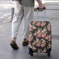 thumbnail image 3 of Pioneer Flower Floral Print Pattern Luggage Cover Fashion Suitcase Cover Baggage Covers Fit 25-28 Inch Luggage (Go Travel), 3 of 5
