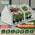 thumbnail image 2 of YardGrow 3'L x 6'W x 3'H Portable Mini Greenhouse Gardening Flower House Plants Yard Hot Herb, 2 of 3