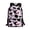 Floral Print on Cow Pattern Background, variant on Uourmeti Pastel Stripes Backpack, Large Capacity School Backpack 17 Inch Personalized Student Bookbag for Camping Travel