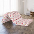 thumbnail image 4 of Floral Foldable Mattress, Vibrant and Doodle Style, 78.7" x 47.2", Multicolor, by Ambesonne, 4 of 4