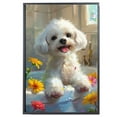 thumbnail image 2 of Bichon Frise Dog Bathroom Decor - Funny Bathroom Decor Wall Art, Dog Bathroom Wall Art and Animal Poster, Dog Bathroom Signs and Funny Bathroom Art UNFRAMED, 2 of 6