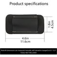 thumbnail image 2 of HNYG Leather Knife Sheath for Belt, Horizontal Carry Pocket Knife Holder, EDC Belt Pocket Organizer for Men, Knife Holster for Pocket Folding Knife, Black, 4.6" x 1.8", 2 of 7