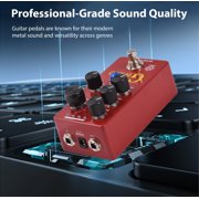 MOSKYAUDIO Guitar Effects Pedal G IV RED Preamp Overdrive Distortion True Bypass DC 9V