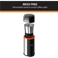 thumbnail image 3 of 3oz Coffee Grinder, Ultimate Silent Vortex with Plastic and Stainless Steel, Removable Bowl for Mess-Free Use, 8 Times Quieter, 2 Speeds 240 Watts, Dry Herbs, Dishwasher Safe, 12 Cups Ground, Silver, 3 of 7