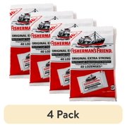 (4 pack) Fisherman'S Friend Lozenges - Original Extra Strong - Dsp - 40 Ct - 1 Case
