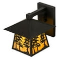 thumbnail image 4 of Meyda Tiffany 165573 Stillwater 8" Tall Wall Sconce - Brown, 4 of 6