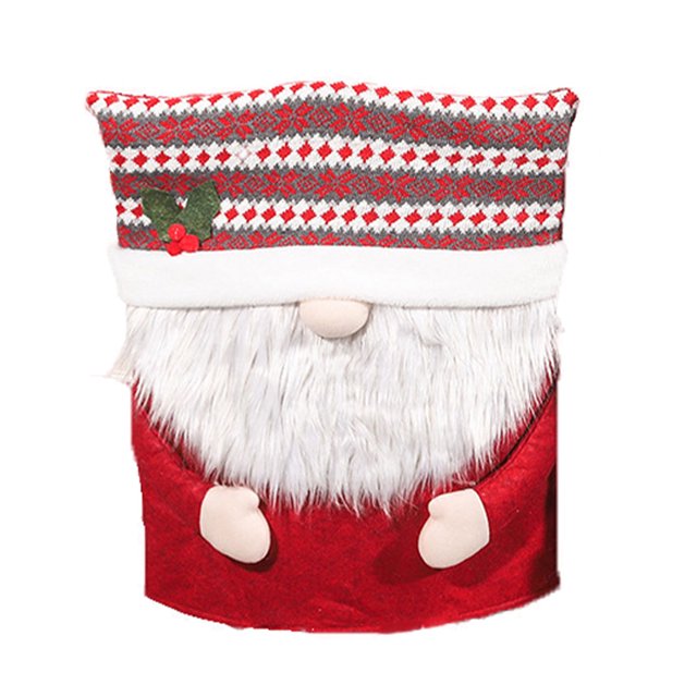 Naiovety Fundas para sillas Decoración de Navidad Suministros de vacaciones Diseño plegable Accesorios para el hogar Accesorios para festivales Parejas Kits de decoración para fiestas Masculino Naiovety HA069923-01