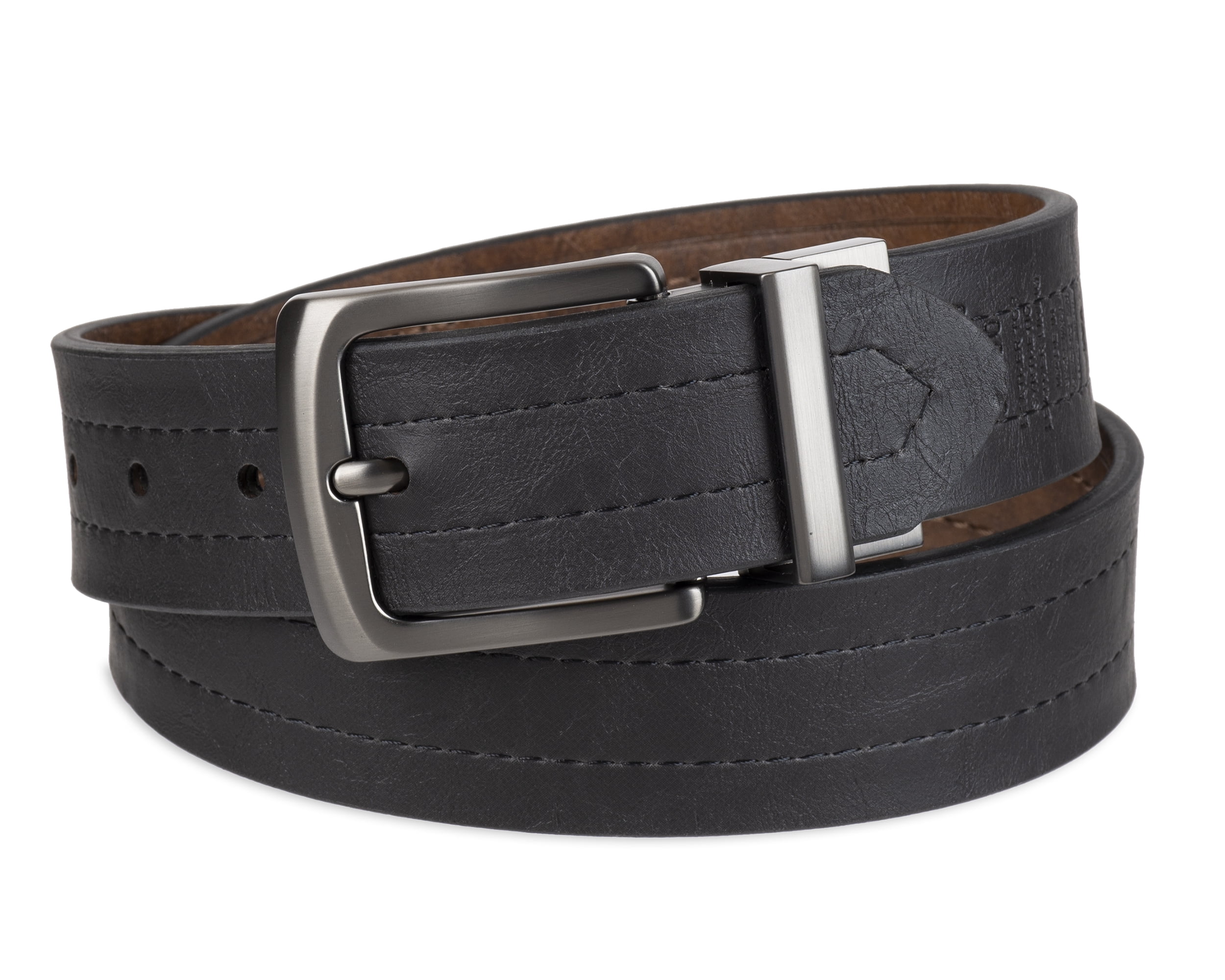Levi's Men's Two-in-One Reversible Casual Belt, Brown/Black 