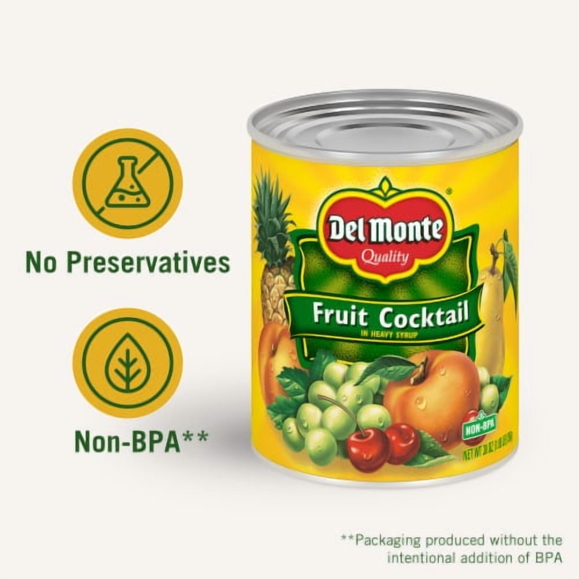 2X - Del Monte Fruit Cocktail in Heavy Syrup