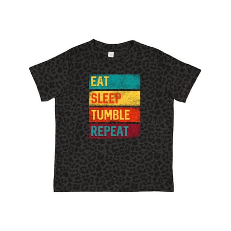 

Inktastic Tumbling Gift Eat Sleep Tumble Repeat Gift Toddler Boy or Toddler Girl T-Shirt