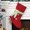 Red, variant on Knitted Christmas Stocking with Scarf Red Green White Hanging Stockings Classic Xmas Hanging Decorations for Christmas Party Home Fireplace Decor Family Friend Gift