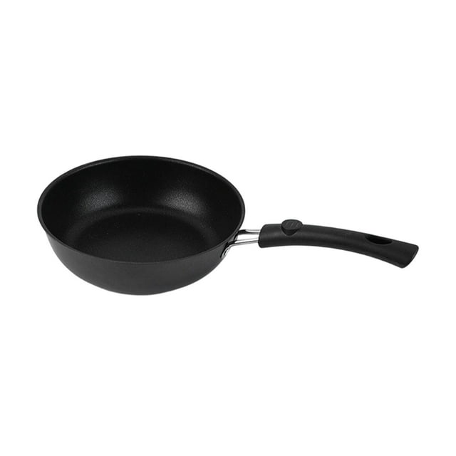 simhoa Frying Pan Round Multipurpose Iron Small Skillet for Omelets Hamburger Toast 20cm