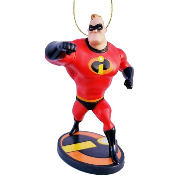 Incredibles 2 Mr Incredible 4” Pvc Ornament Figure Figurine Holiday Charm New
