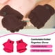 thumbnail image 4 of Guantes sin dedos Qarigey para niñas niños invierno Rosa rojo, 4 of 6