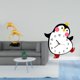 thumbnail image 2 of Figura de delfín,Colección de adornos de escritorio con figuras de delfines,Reloj de pared,Reloj de pared silencioso y decorativo que no hace tictac,Reloj de pared silencioso de pingüino, 2 of 8