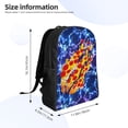thumbnail image 4 of Prestonplayz Pizza Backpack 3D Print Lightweight Bookbag Casual Sport Daypack Travel Bag Laptop, 4 of 8