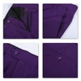 thumbnail image 6 of Cloudstyle Men's 2-Piece Suits Slim Fit 1 Button Dress Suit, 6 of 7