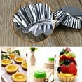 thumbnail image 2 of Egg Tart Mold,HURRISE 10Pcs Aluminum Egg Tart Mold Baking Tools For Cakes 70mm Bakeware Mould Kitchen Pastry Tools, 2 of 9