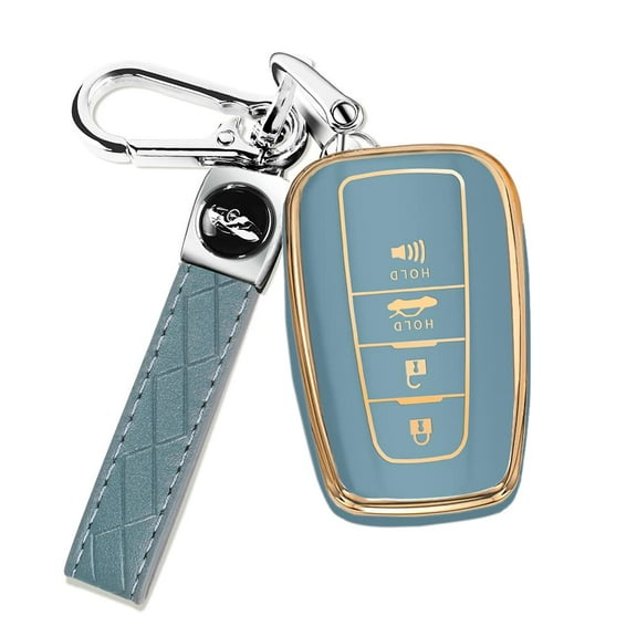 for Toyota Key Fob Cover with Keychain Suitable for Highlander RAV4 Camry Avalon C-HR Corolla GT86 Premium TPU Key Fob Case