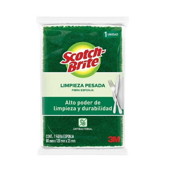 Fibra esponja 3M Scotch Brite grande 1 pza