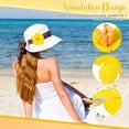 thumbnail image 3 of YSNOOWE 10Ud Flores Artificiales Amarillo Tropical Para Casa Y Fiesta, 3 of 6
