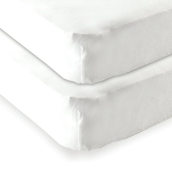 Luvable Friends Baby Boys' and Girls' Fitted Crib Sheet and Fitted Pack N Play Crib Sheet, Choose Your Color