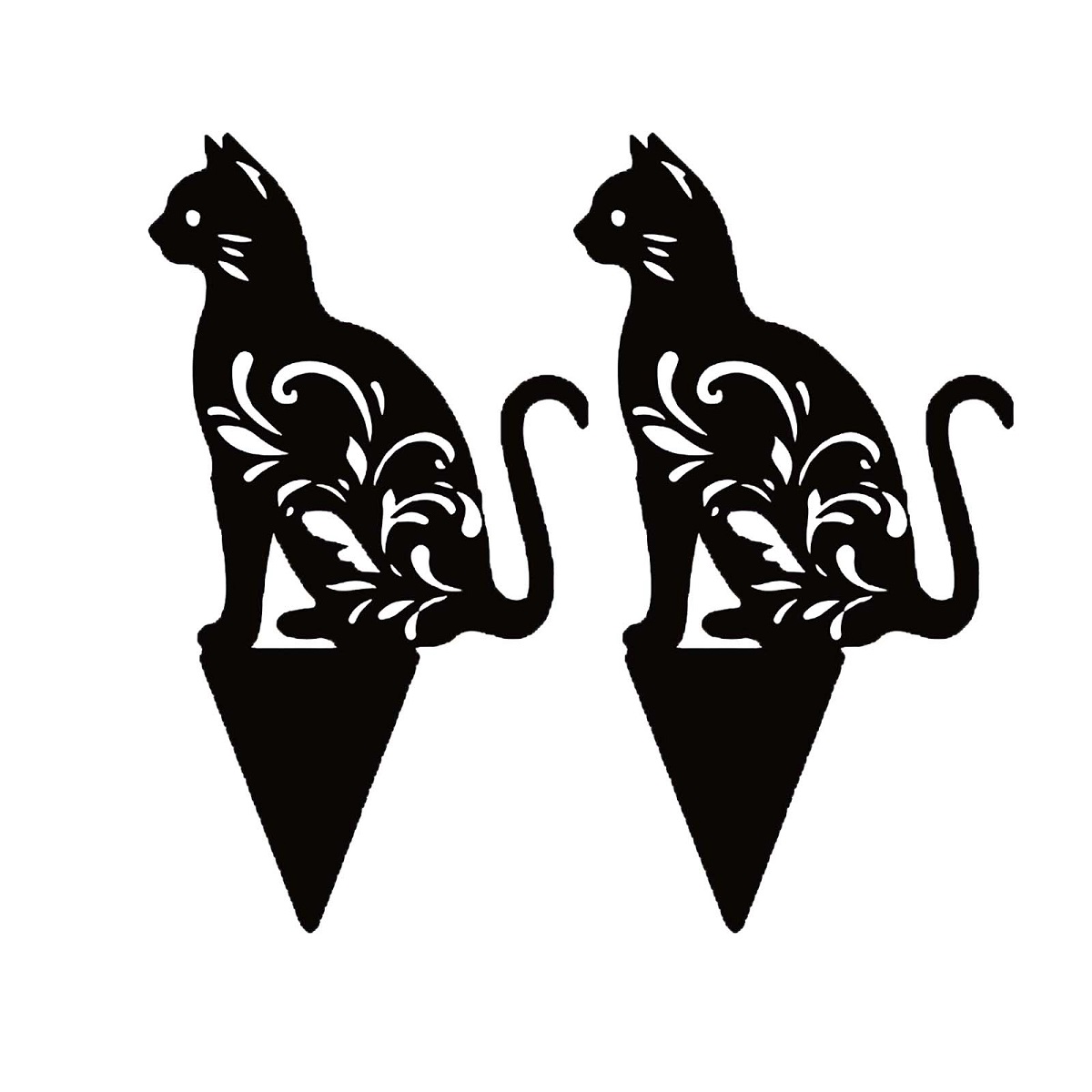Anti Rust Black Cat Garden Acrylic Stakes Cat Silhouette Stake For Yards Gardens Set Of 2 Animal Lawn Decorations Cat Toys Gifts For Cat Lovers Walmart Com Walmart Com