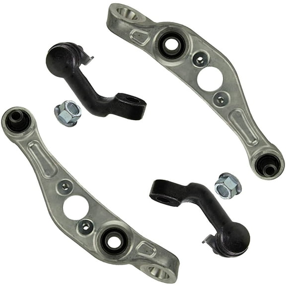 Detroit Axle - AWD Front Control Arms Kit for 2005-2006 Infiniti G35 [X Models], 2 Lower Forward Control Arms Assembly 2 Sway Bar End Links Replacement