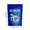 thumbnail image 2 of SIYTUAU Effectively Melt Ice And Snow While Reducing Potential Impacts The Environment And Vegetation 100G Plastic Ice Melting Agent Winter Snow Melt Driveway Sidewalk Deicer Safe For Conc, 2 of 9