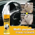 thumbnail image 2 of Limpiador de espuma multifuncional Qian, suministros para el interior del automóvil, limpiador de asientos con dosel descontaminante fuerte, 100 ml, 2 of 5