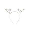 thumbnail image 1 of 1pc Halloween Bat Wing Headband/ Horns Hair Hoop/funny Hair Clip With Rhinestones, 1 of 4