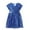 Blue, variant on Cathalem Little Girl Dresses Girl Dresses Short Sleeve Summer Fashion Tshirt Dress (Blue,6-7 Years)