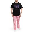 thumbnail image 5 of CafePress - A Fairy And A Dark Wolf Pajamas - Men's Dark Loose Fit Cotton Pajama Set, 5 of 7