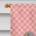 thumbnail image 3 of Carolines Treasures BB7893CHF Pilgrim Goose Pink Check Canvas House Flag, 3 of 4