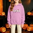 thumbnail image 2 of Weebloom Kids Halloween Hoodies For Boys Girls Cute Graphic Fleece Toddler Hoodie Pullover Tops With Pocket,Size 4-14 Y, 2 of 4