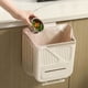thumbnail image 4 of Kearding Compartimiento de comida de la puerta del armario del ABS resistente al desgarro montado en la pared debajo del contenedor de la puerta Suministros de limpieza para el hogar Blanco 10L, 4 of 6
