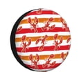 thumbnail image 2 of Balery Red Lobster Tire Covers - Tough Tire Wheel Protector for Truck, SUV, Trailer, Camper, RV -16 inch, 2 of 8