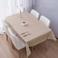 thumbnail image 1 of Lefu PVC Waterproof And Scald-proof Disposable Plastic Plaid Tablecloth, 1 of 8